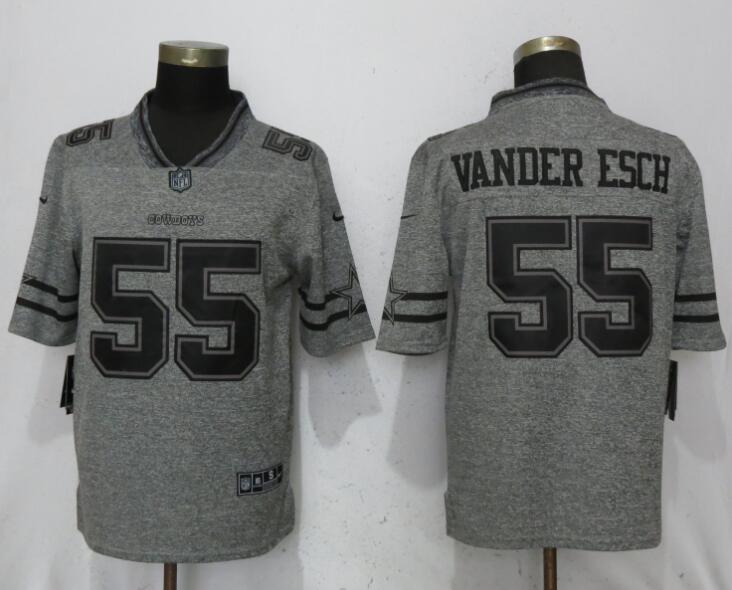 Men Dallas cowboys #55 Vander esch Gray Vapor Untouchable Stitched Gridiron Nike Limited NFL Jerseys->women nfl jersey->Women Jersey